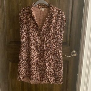 Francesca’s Leopard print dress. Size XS.